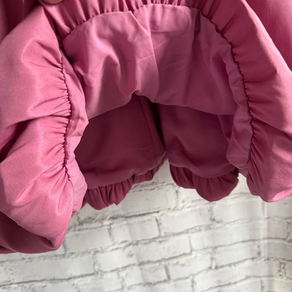 A New Day Mauve Bubble Hem Mini Dress‎